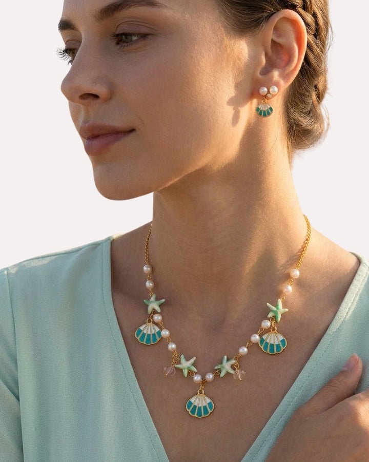 Marisol Sea Star Pendant Necklace - Onyxelle