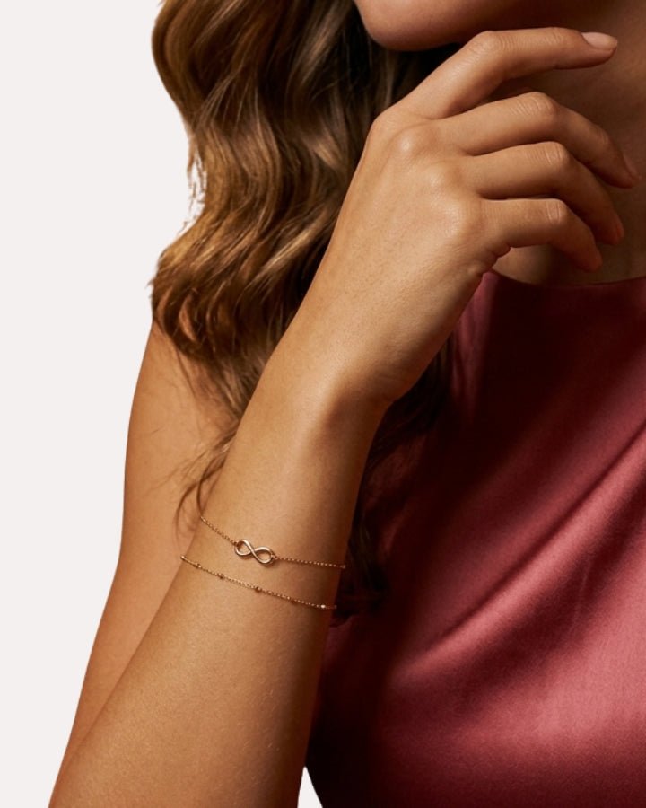 Mira Dainty Layered Bracelet - Onyxelle