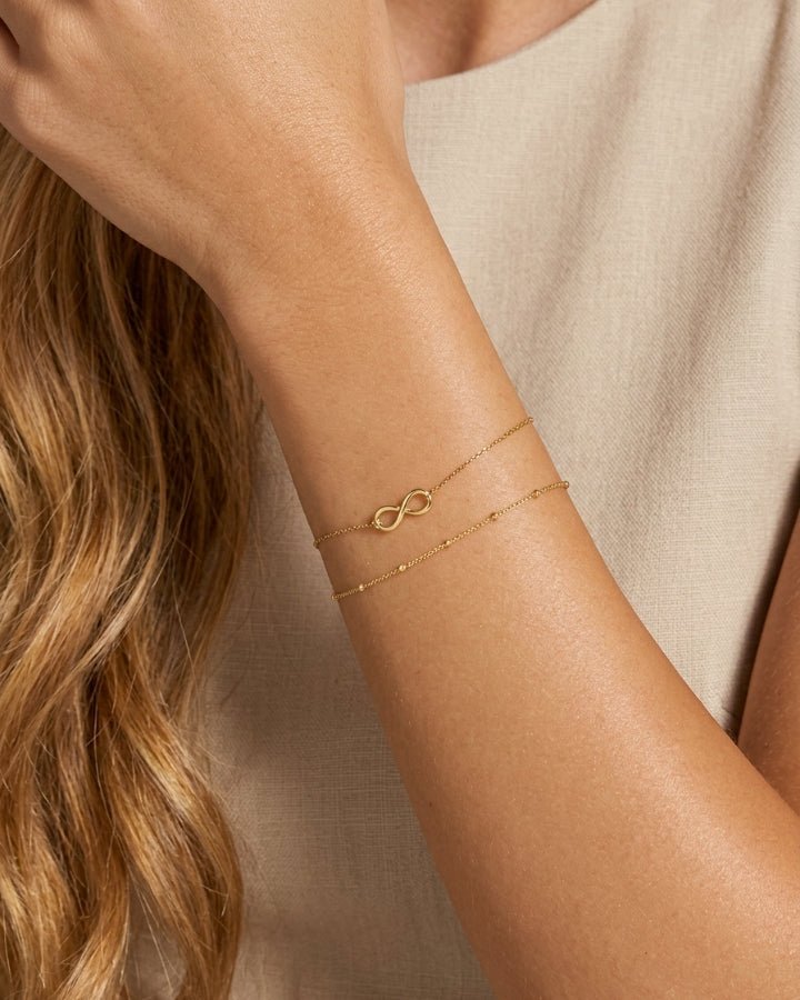 Mira Dainty Layered Bracelet - Onyxelle