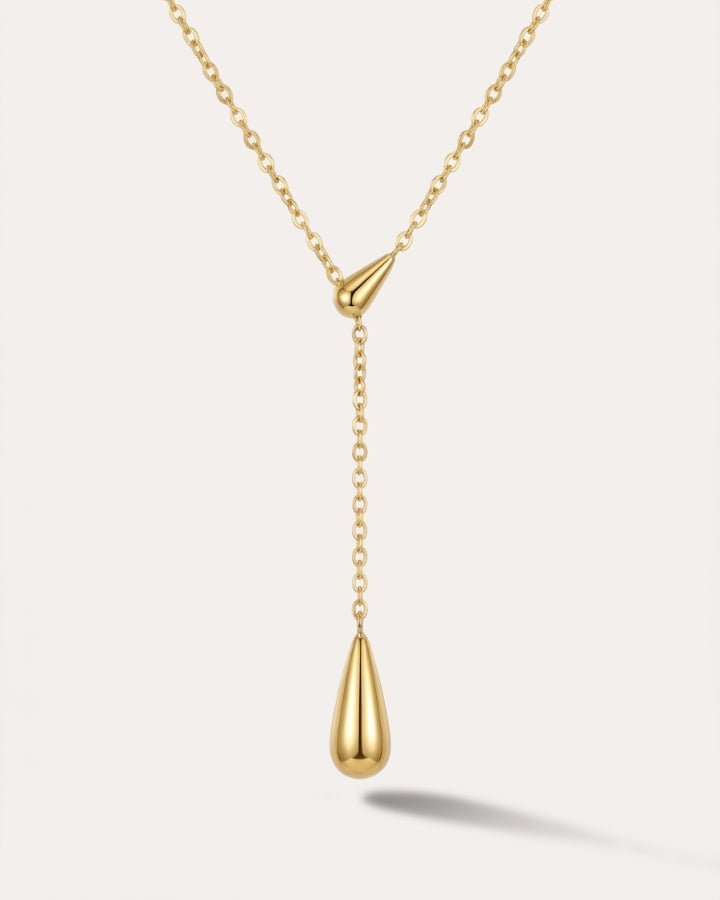 Ondine Teardrop Pendant Necklace - Onyxelle