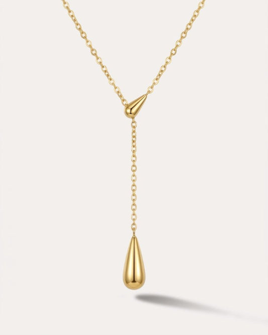Ondine Teardrop Pendant Necklace - Onyxelle