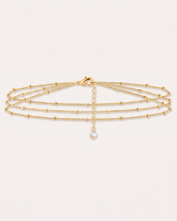Sena Dainty Charm Bracelet - Onyxelle
