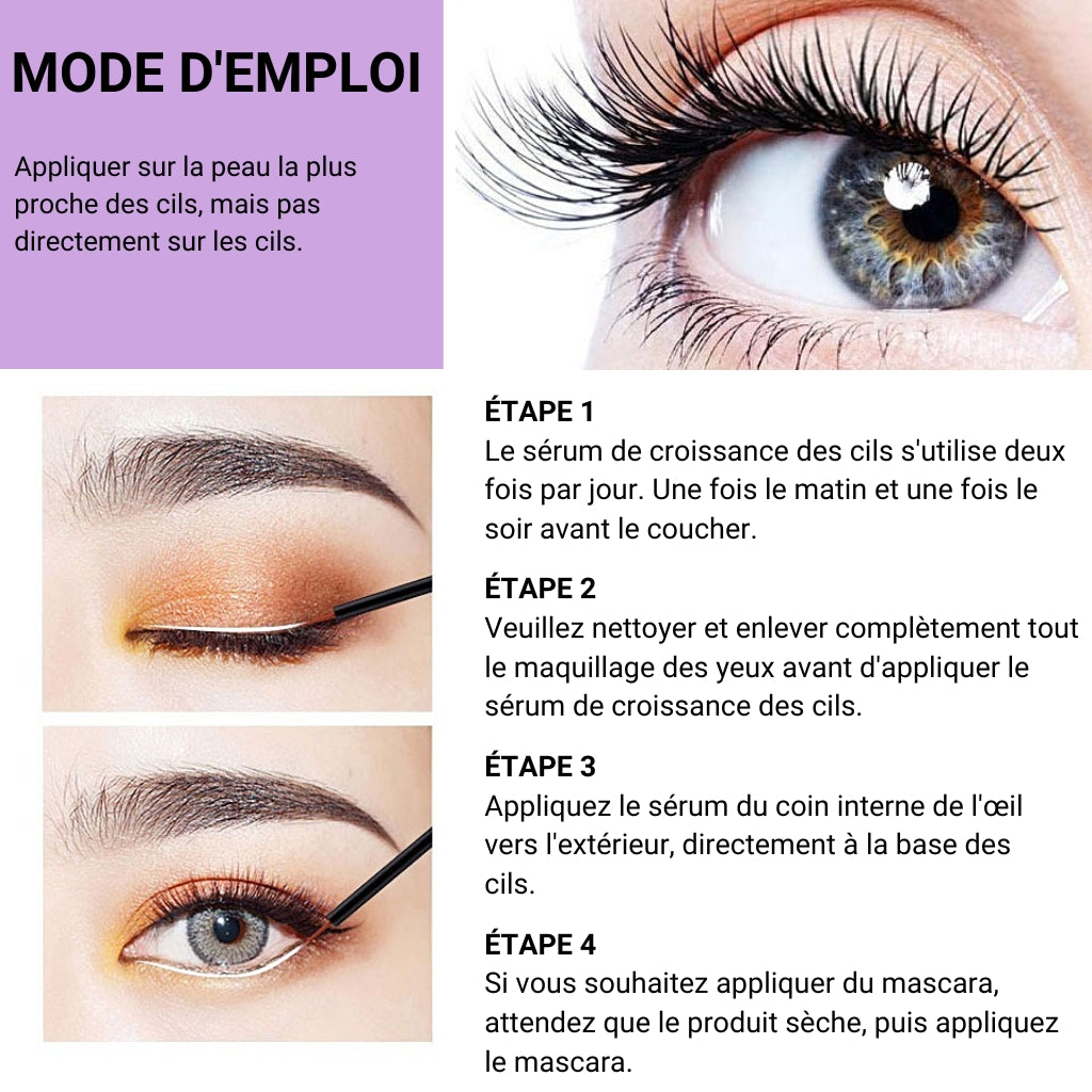 Sérum de croissance des cils Zalina