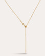 Vela Curved Bar Necklace