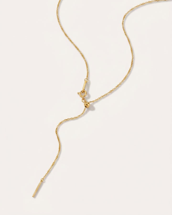 Vela Curved Bar Necklace - Onyxelle