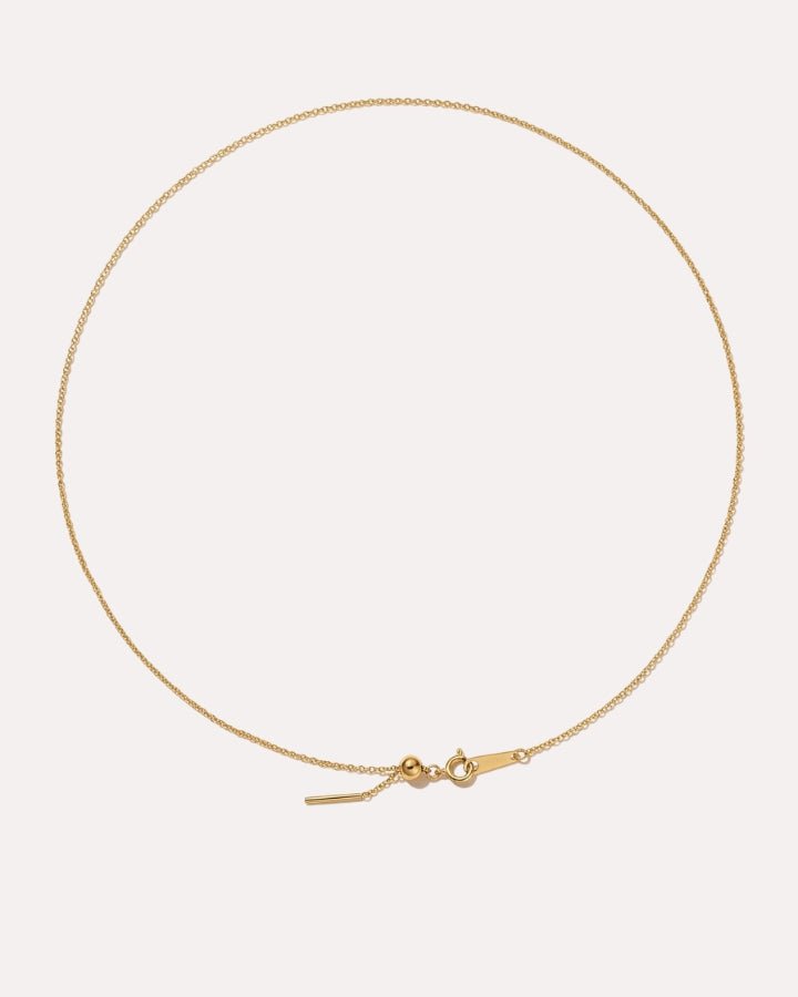 Vela Curved Bar Necklace - Onyxelle