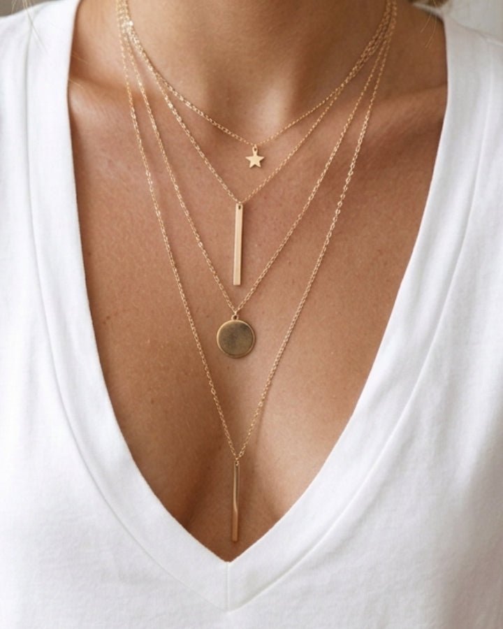 Velira Layered Necklace - Onyxelle