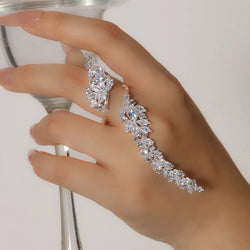 Bague Manchette Articulée Syrine - Argent
