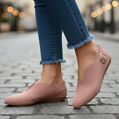 Ballerines Plates Souples Elviane - Rose / 35