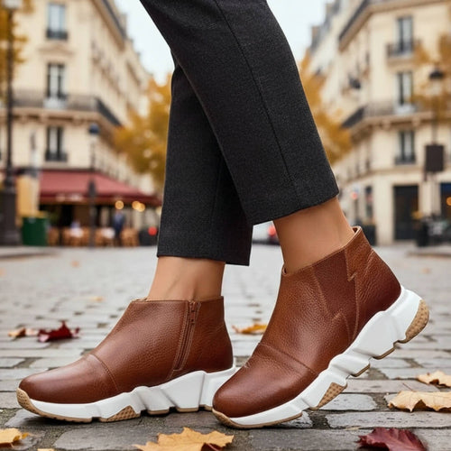 Baskets à Plateforme Lyveda - Brun / 35