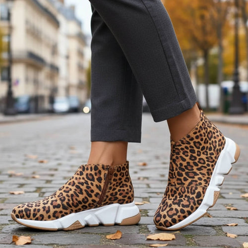 Baskets à Plateforme Lyveda - Léopard / 35