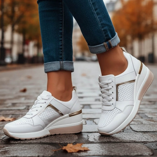 Baskets Compensées Chics Taline - Blanc / 35