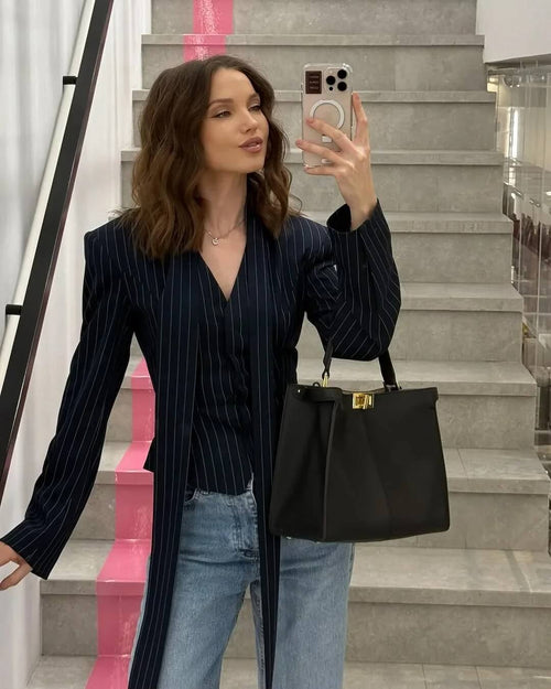 Blazer Cintré à Pans Longs Mélisande