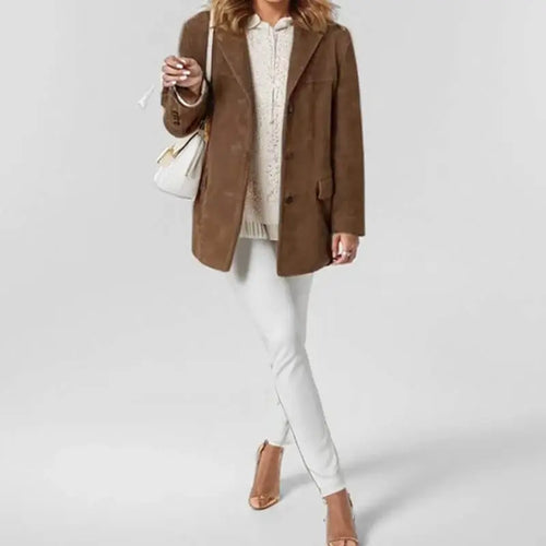 Blazer Effet Daim Félicie