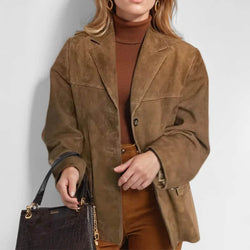 Blazer Effet Daim Félicie