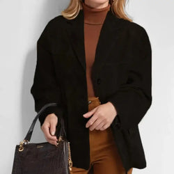 Blazer Effet Daim Félicie - Noir / XS