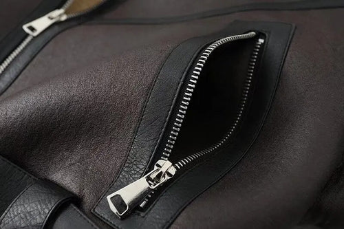 Blouson aviateur court doublé en sherpa Nivelle