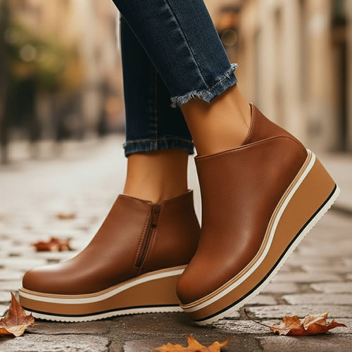 Bottines Plates Compensées Alyane