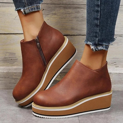 Bottines Plates Compensées Alyane