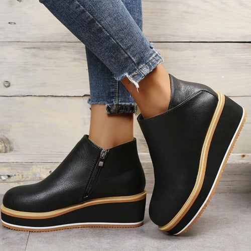 Bottines Plates Compensées Alyane