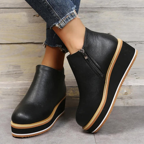 Bottines Plates Compensées Alyane