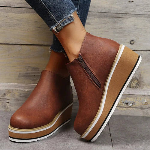 Bottines Plates Compensées Alyane