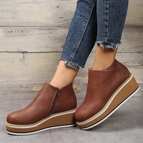 Bottines Plates Compensées Alyane