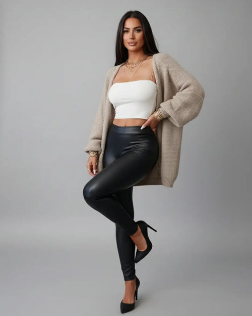 Cardigan oversize en maille douce Lucile