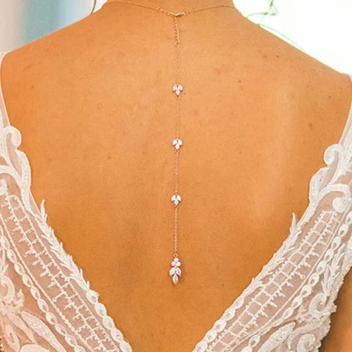 Collier de Dos Mariage Avalon