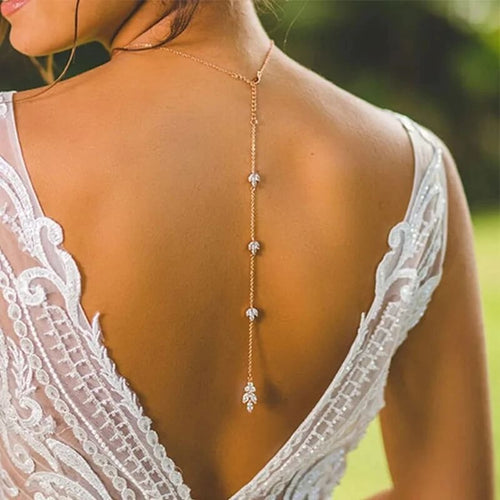Collier de Dos Mariage Avalon