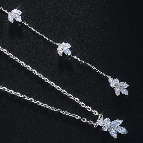 Collier de Dos Mariage Avalon - Argent