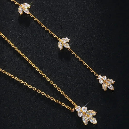 Collier de Dos Mariage Avalon - Or