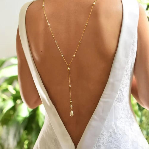 Collier Dos Nu Elanée - Or