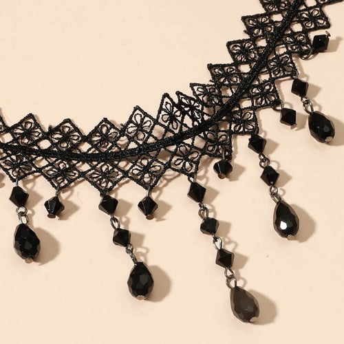 Collier Ras-de-Cou en Dentelle Philomène