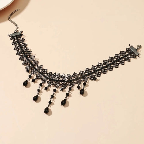 Collier Ras-de-Cou en Dentelle Philomène