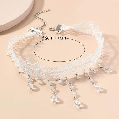 Collier Ras-de-Cou en Dentelle Philomène