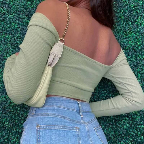 Crop Top Épaules Dénudées Découpe Cœur Méliane