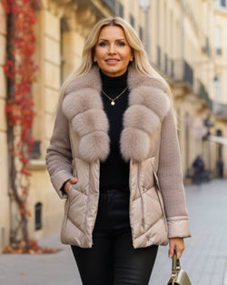 Doudoune Courte Bi-Matière Syrée