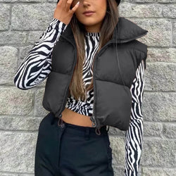 Doudoune Courte Sans Manches Francine