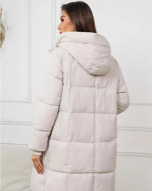 Doudoune Longue à Capuche Alyndra