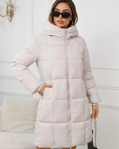 Doudoune Longue à Capuche Alyndra