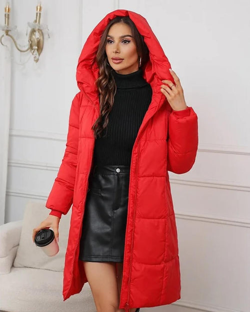 Doudoune Longue à Capuche Alyndra