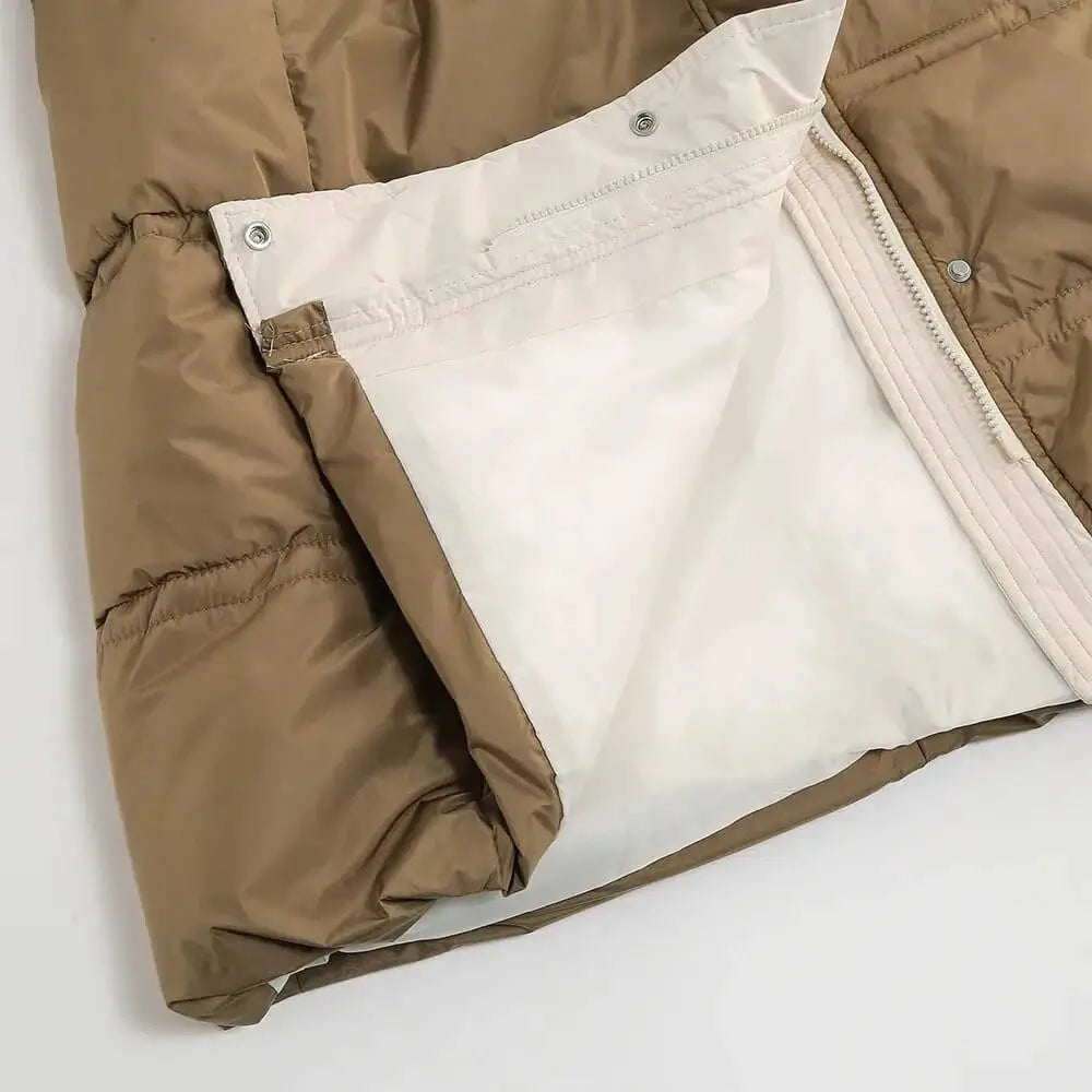 Doudoune Longue à Capuche Octavie-Brun-