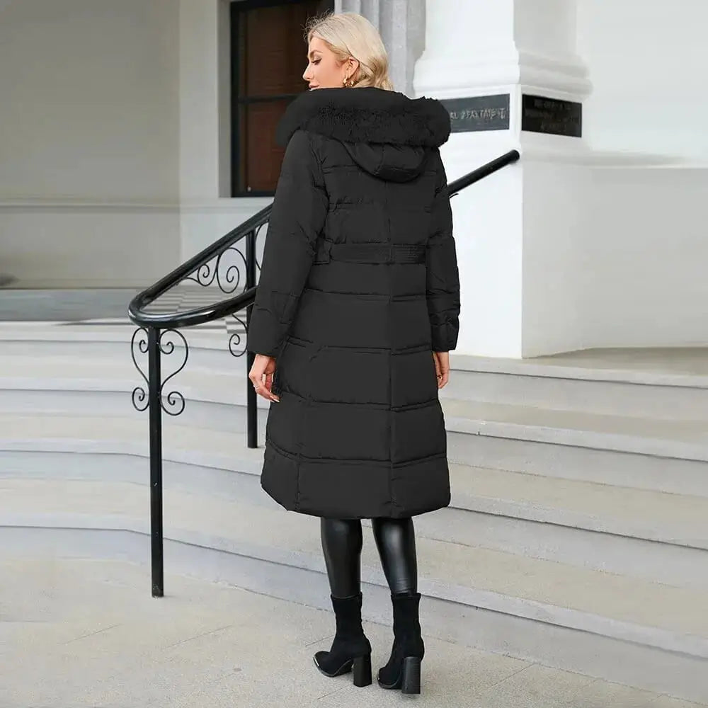 Doudoune Longue à Capuche Octavie-Brun-