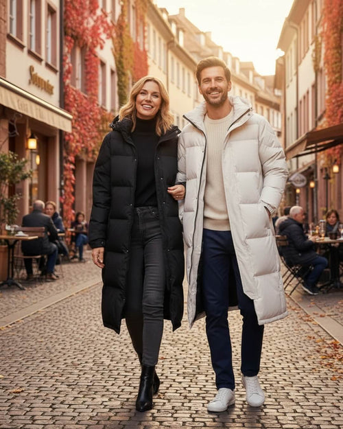 Doudoune Longue à Capuche Tyllia