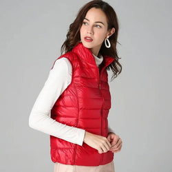 Doudoune Sans Manches Elaris - Rouge / 34