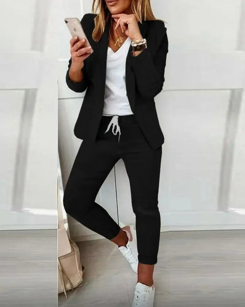 Ensemble Blazer et Pantalon Amboise Gaëlle Noir / XS