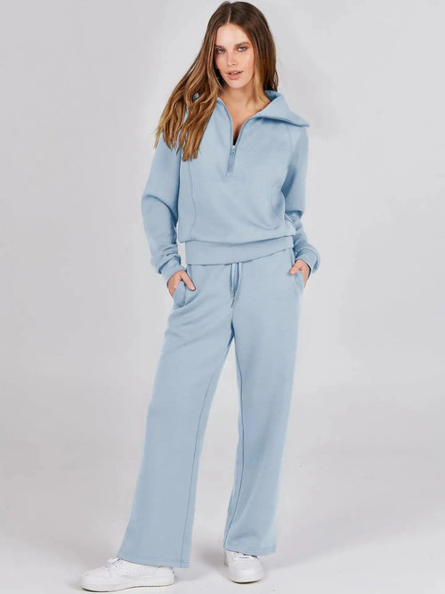 Ensemble Décontracté Valentine Bleu / XS