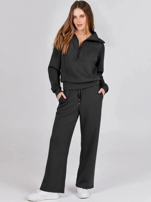 Ensemble Décontracté Valentine Noir / XS