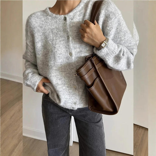 Gilet en Maille Duveteuse Aurielle